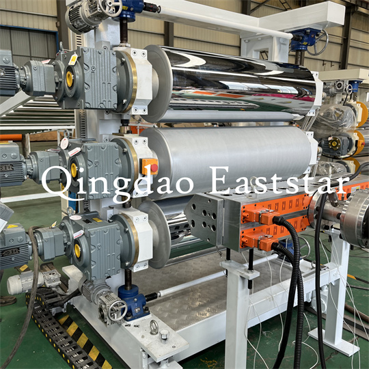 อุปกรณ์รีดปฏิทินแบบสามลูกกลิ้งแผ่น